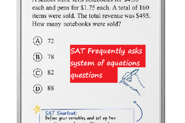 SAT Equation Questions