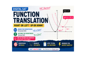 SAT Function Translation: Right or Left? Up or Down? (Digital SAT Shortcut)