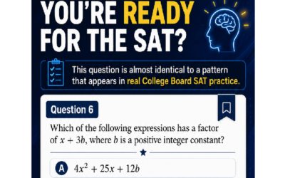 SAT Quadratics and Factors Questions