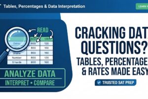 SAT Tables, Percentages & Data Interpretation