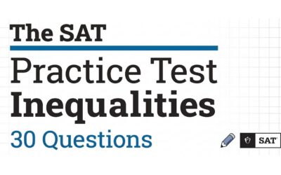 SAT Practice Test – Inequalities